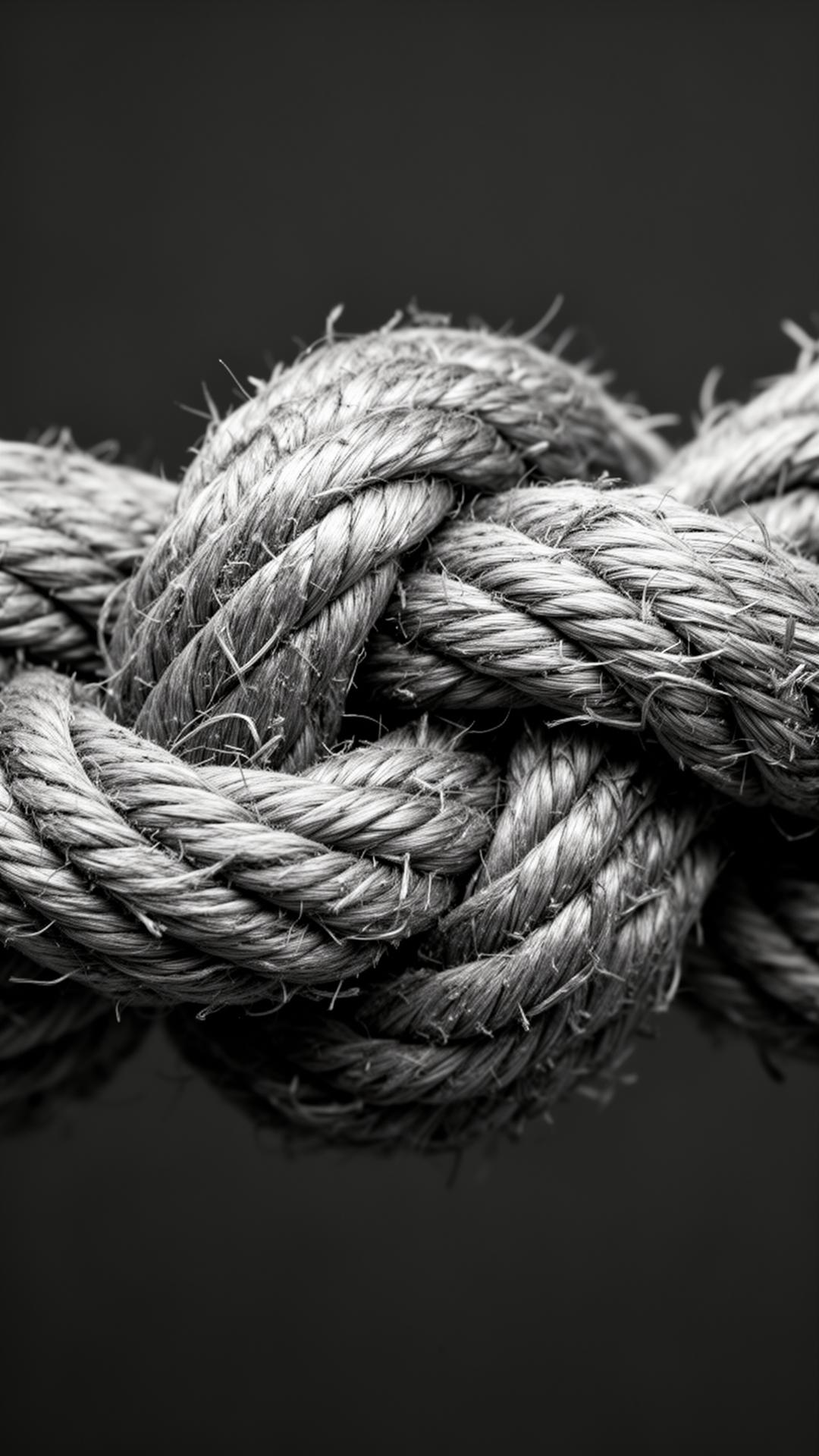 A tangled knot of rope, representing the complexity of unwinding a poor senior appointment