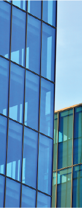 Glass architecture facade representing clarity and structure