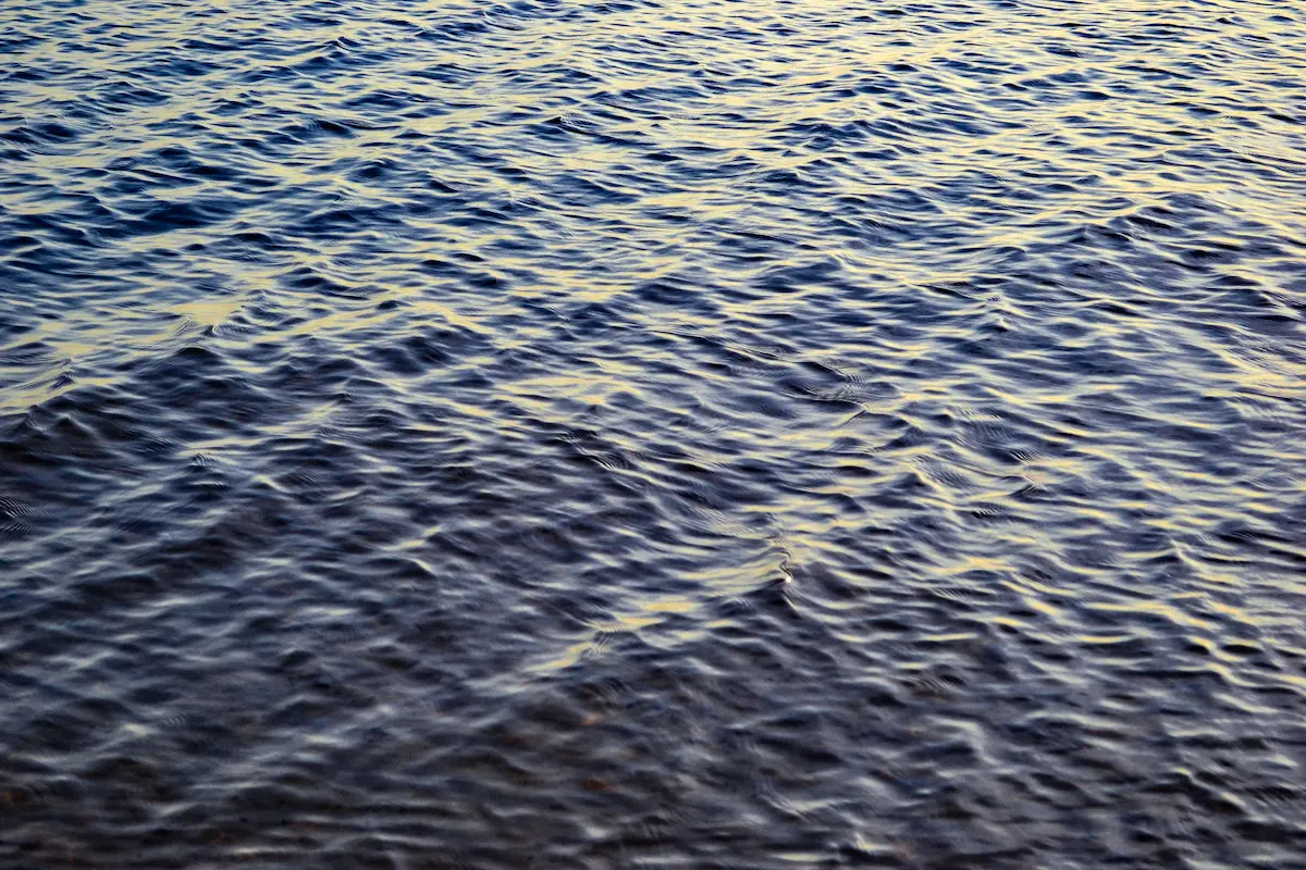 Reflective water surface